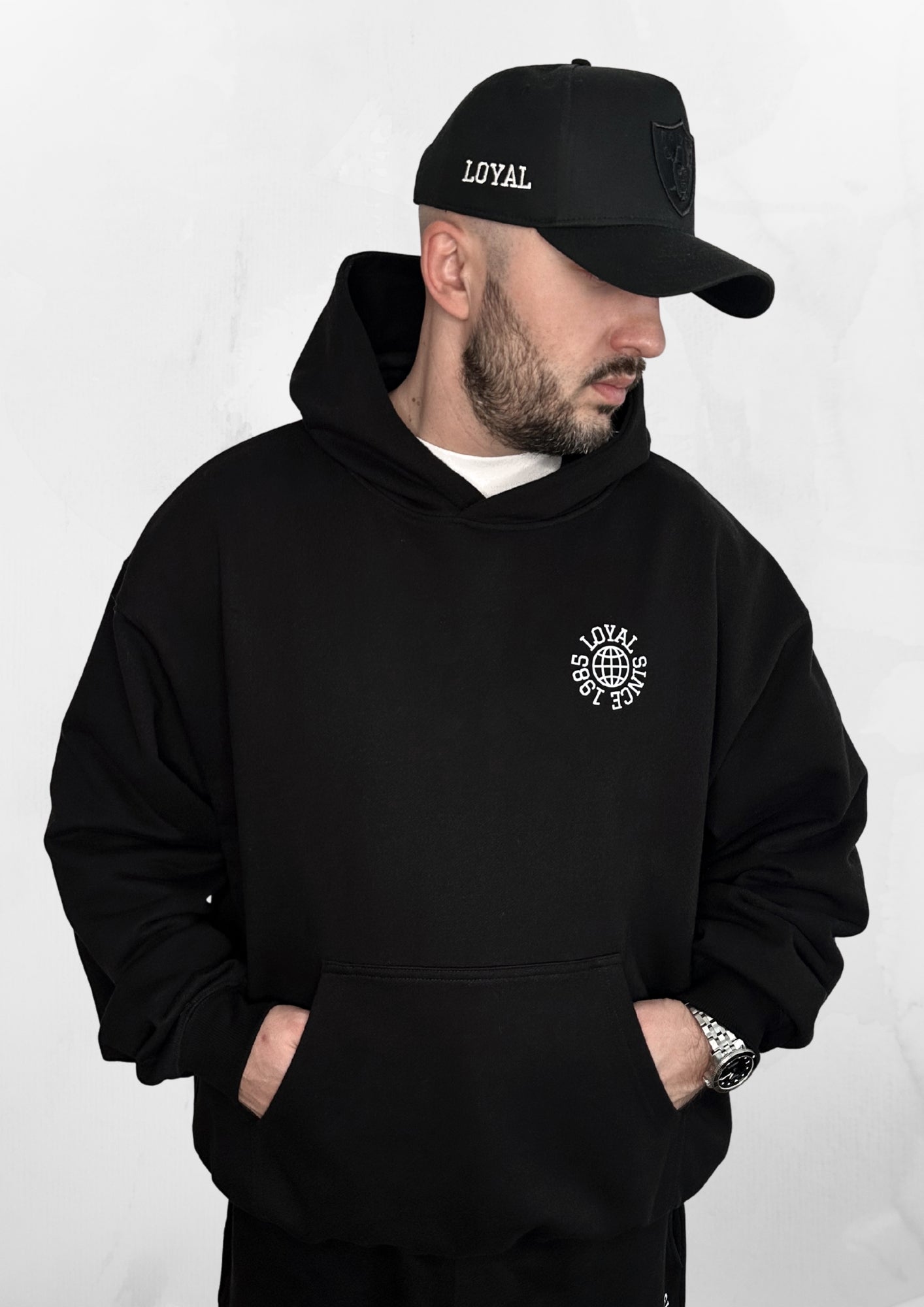 Loyal Oversized Hoodie Black