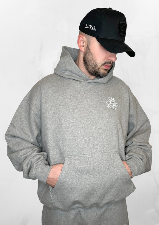 Loyal Oversized Hoodie Marl Grey