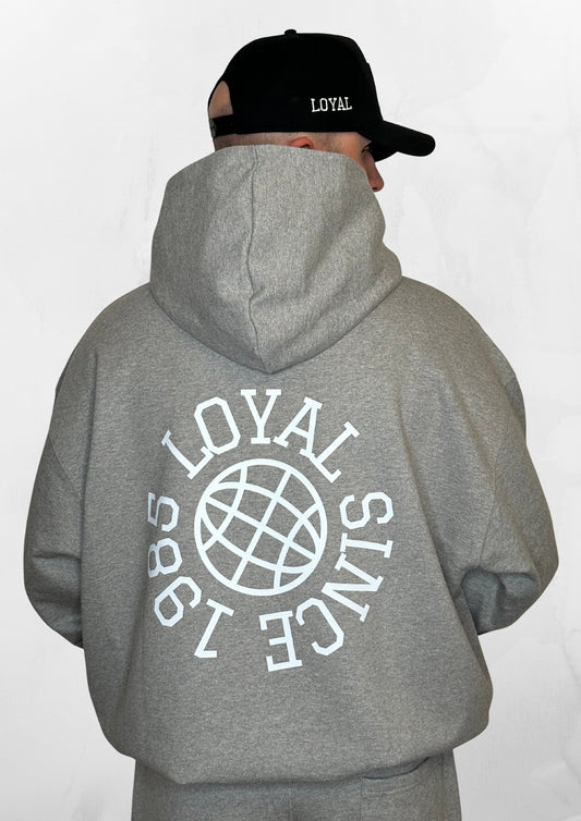 Loyal Oversized Hoodie Marl Grey