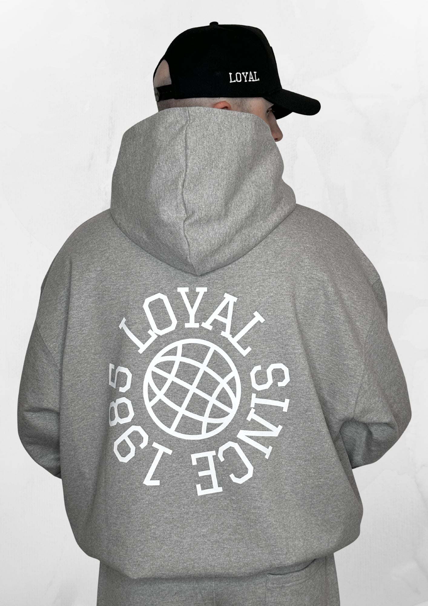 Loyal Oversized Hoodie Marl Grey